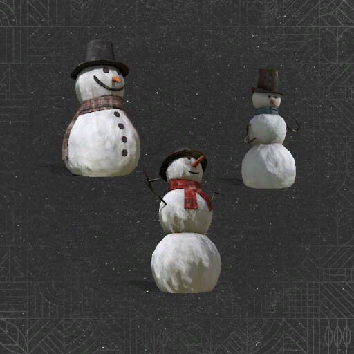 Placeable Snowman Pack