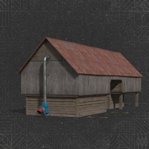 Grass-Dryer And Storage