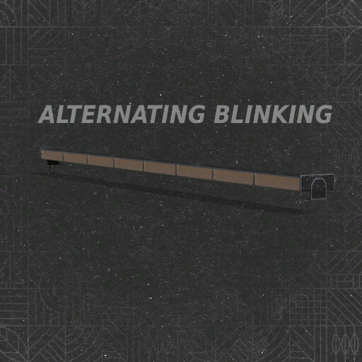 Ramp Lighting 8 Orange Lights (Prefab*)