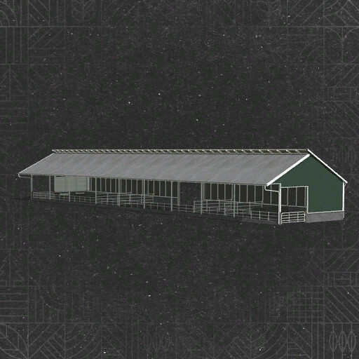 Monoslope Cow Barn