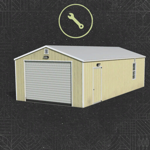 Small Garage With Workshop