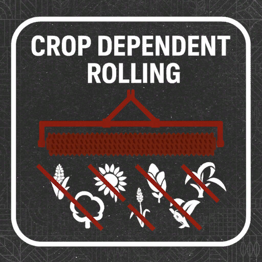 Crop-Dependent Rolling