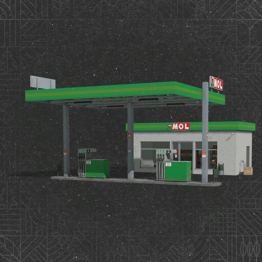 Placeable Gas Station