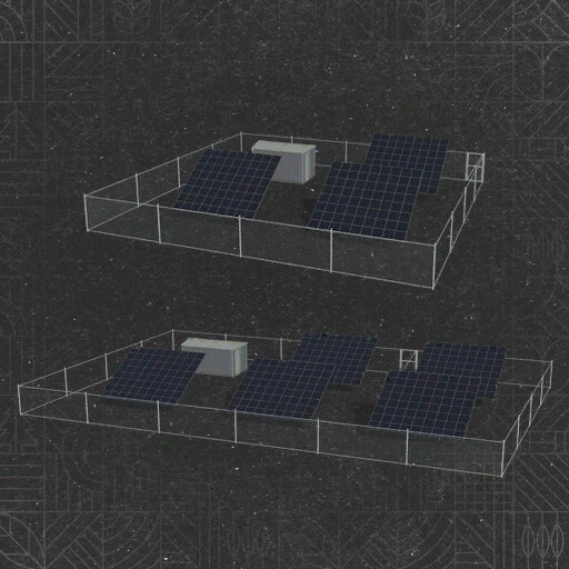 Solar Field Large And Small