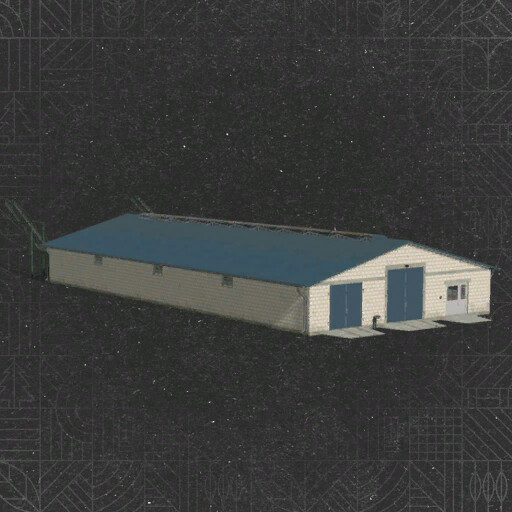 Cow Barn With Manure Conveyor