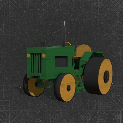 Wooden Tractor Set