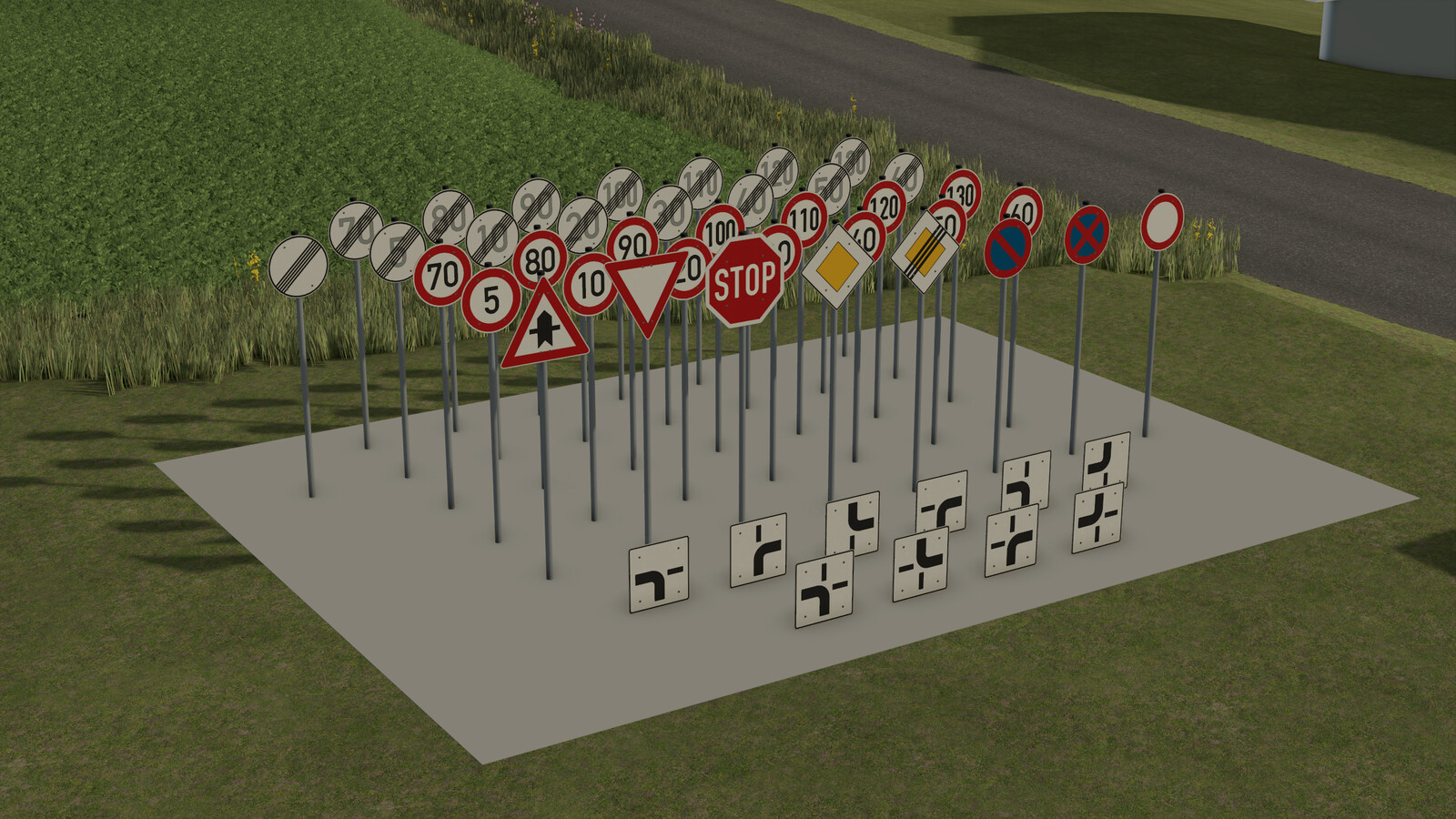 German Traffic Signs (Prefab*)