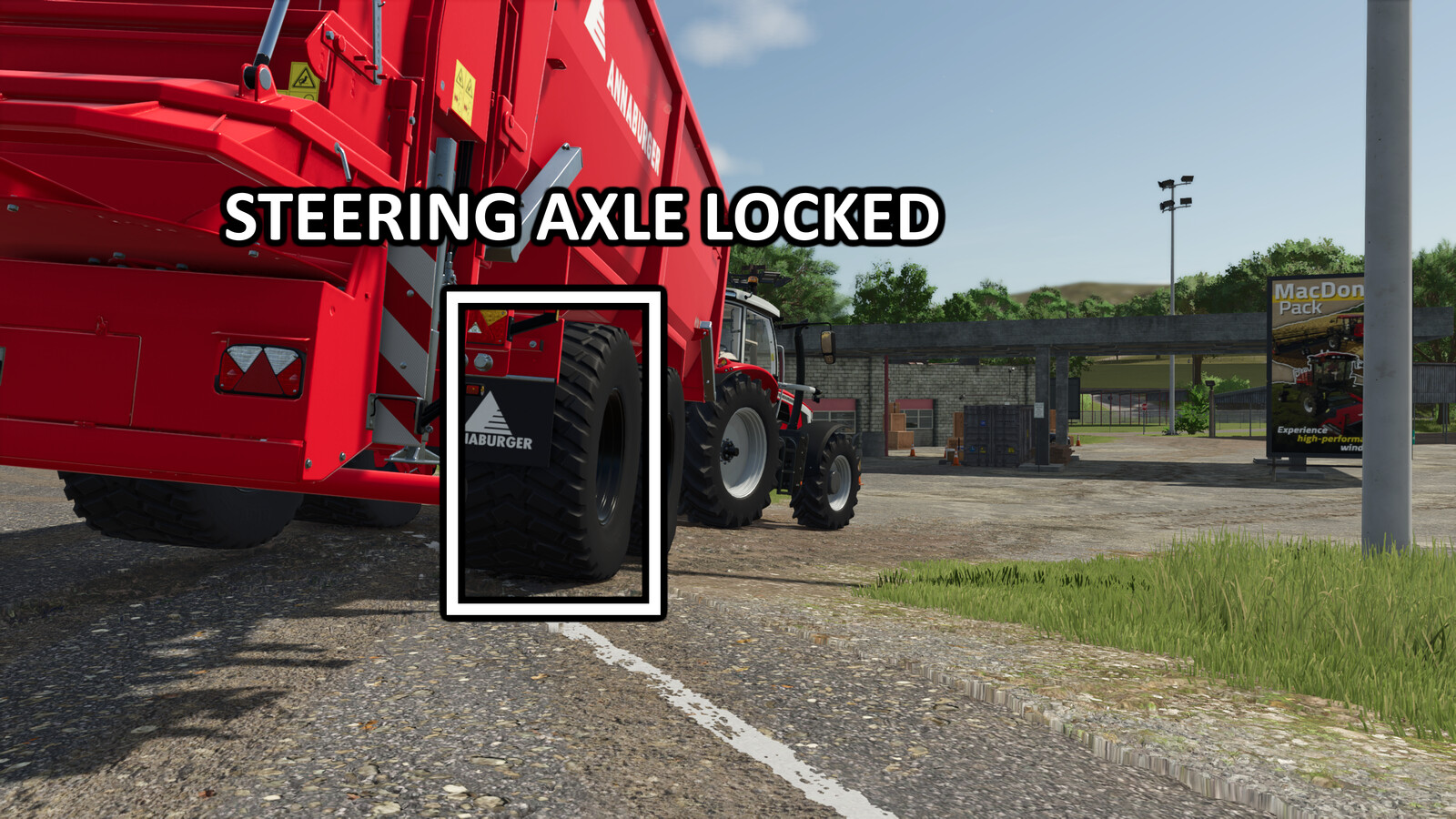 Lock Steering Axle