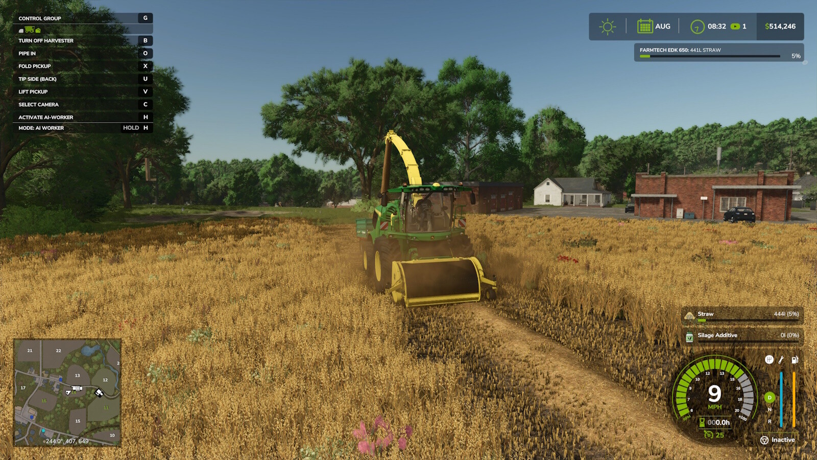Extended Forage Harvester Pickup