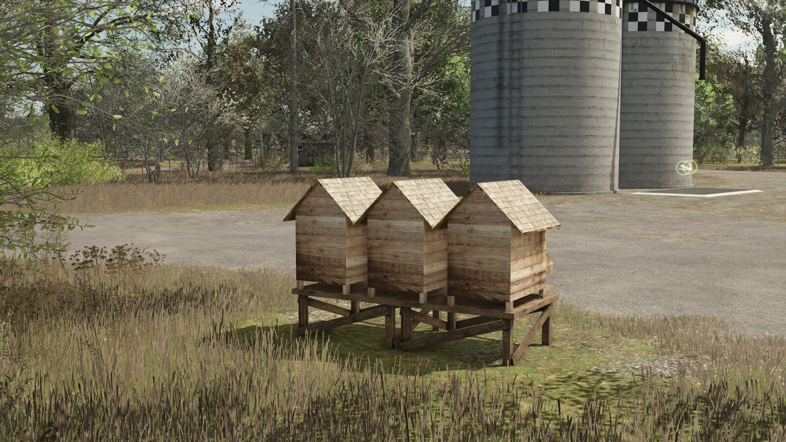 Beehive With 3 Large Frames