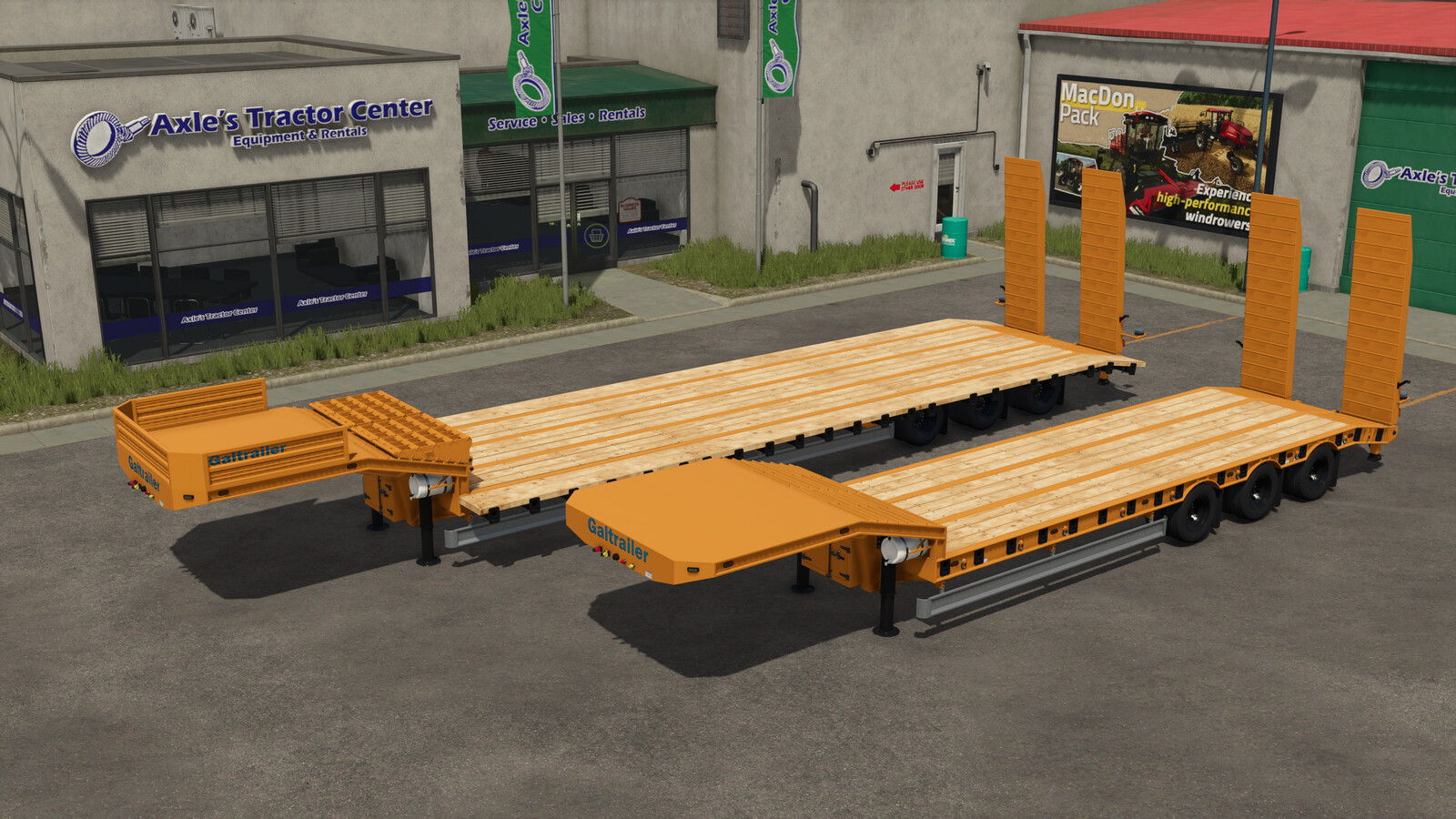 Low Loader Galtrailer