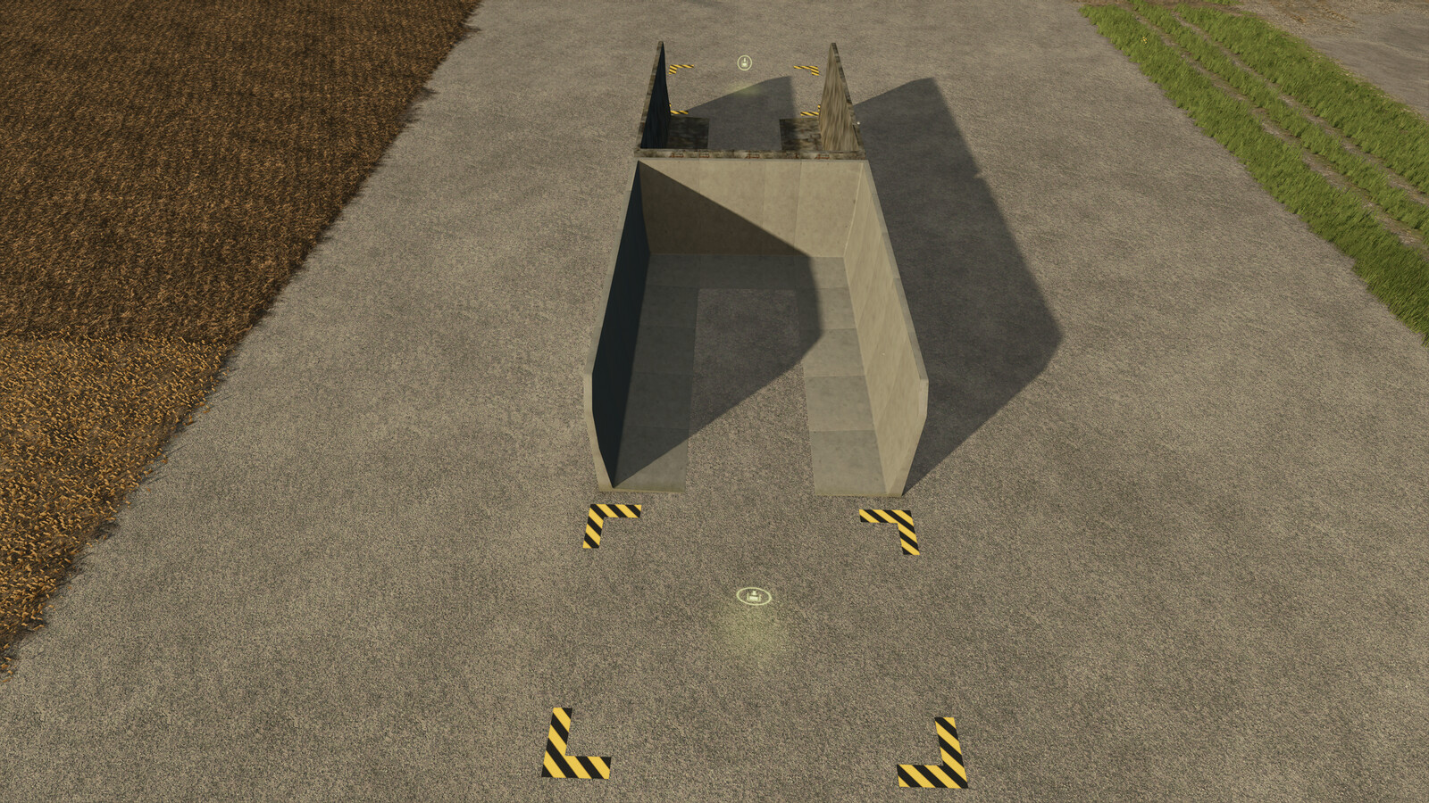 Pile Storage With Roofing