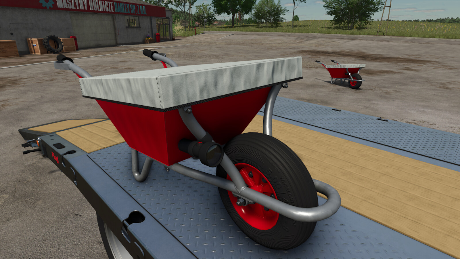 Polish Welded Wheelbarrow