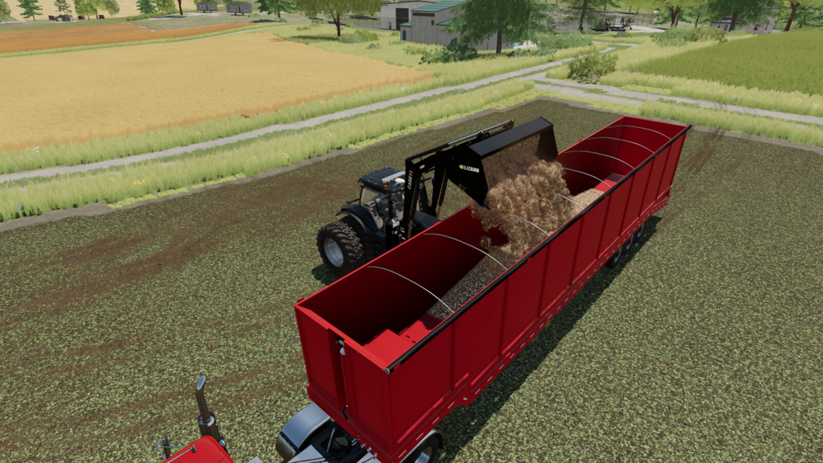 Dropdeck Trailer - Autoload Bales