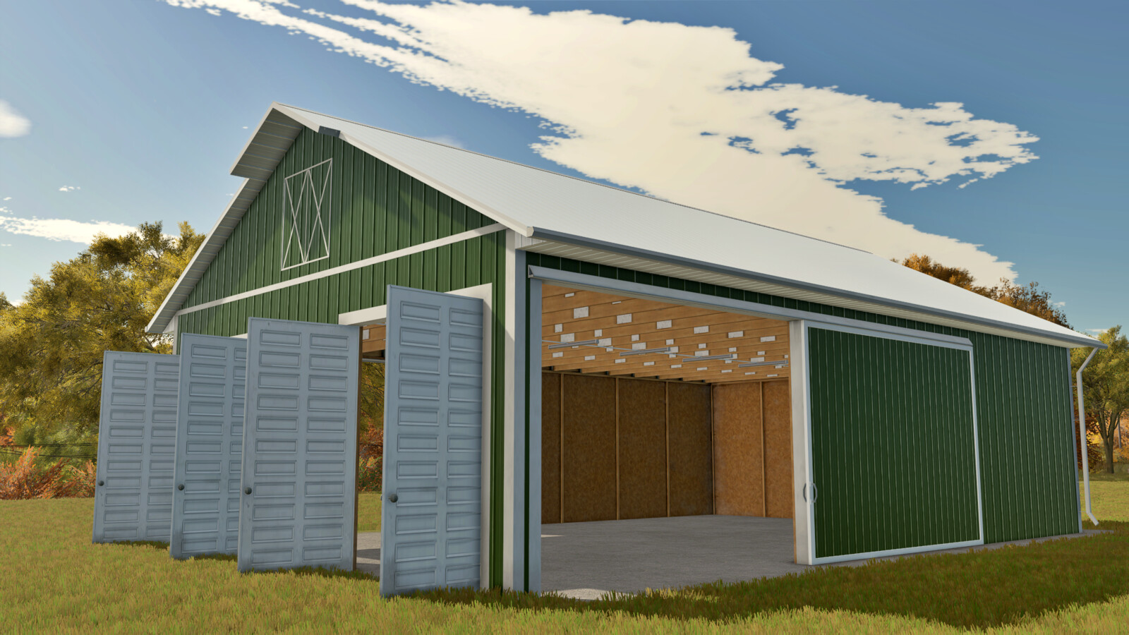 Small American Metal Hall