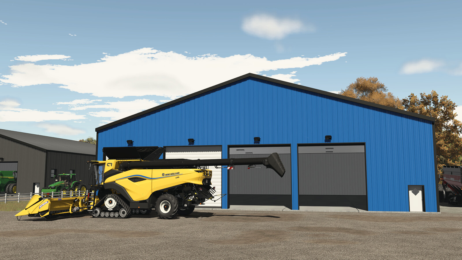 Metal Storage With Workshop