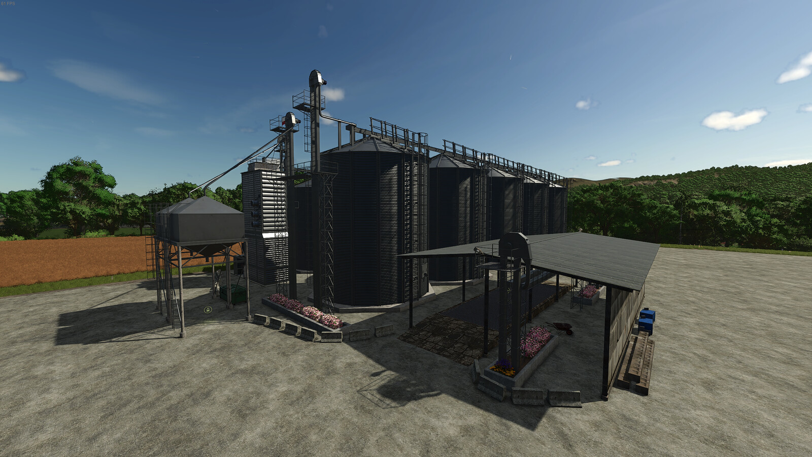 Old State Agricultural Farm Silos