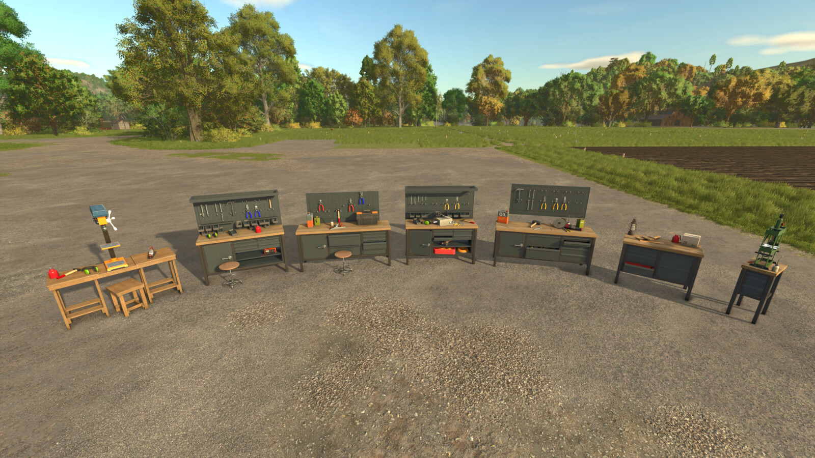 Movable Shelf And Bench Pack