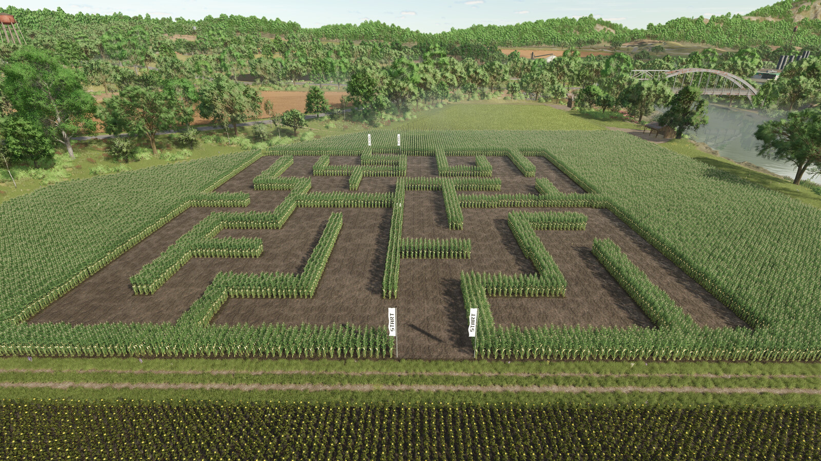 Crop Maze