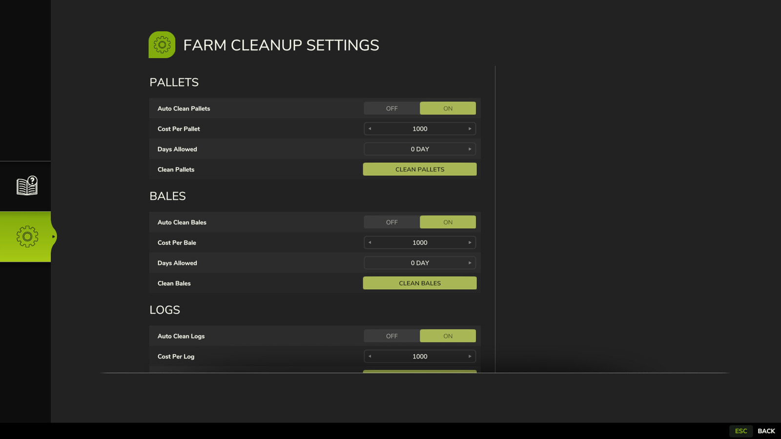 Farms Cleanup