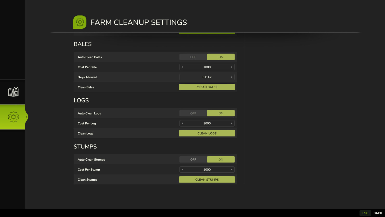 Farms Cleanup