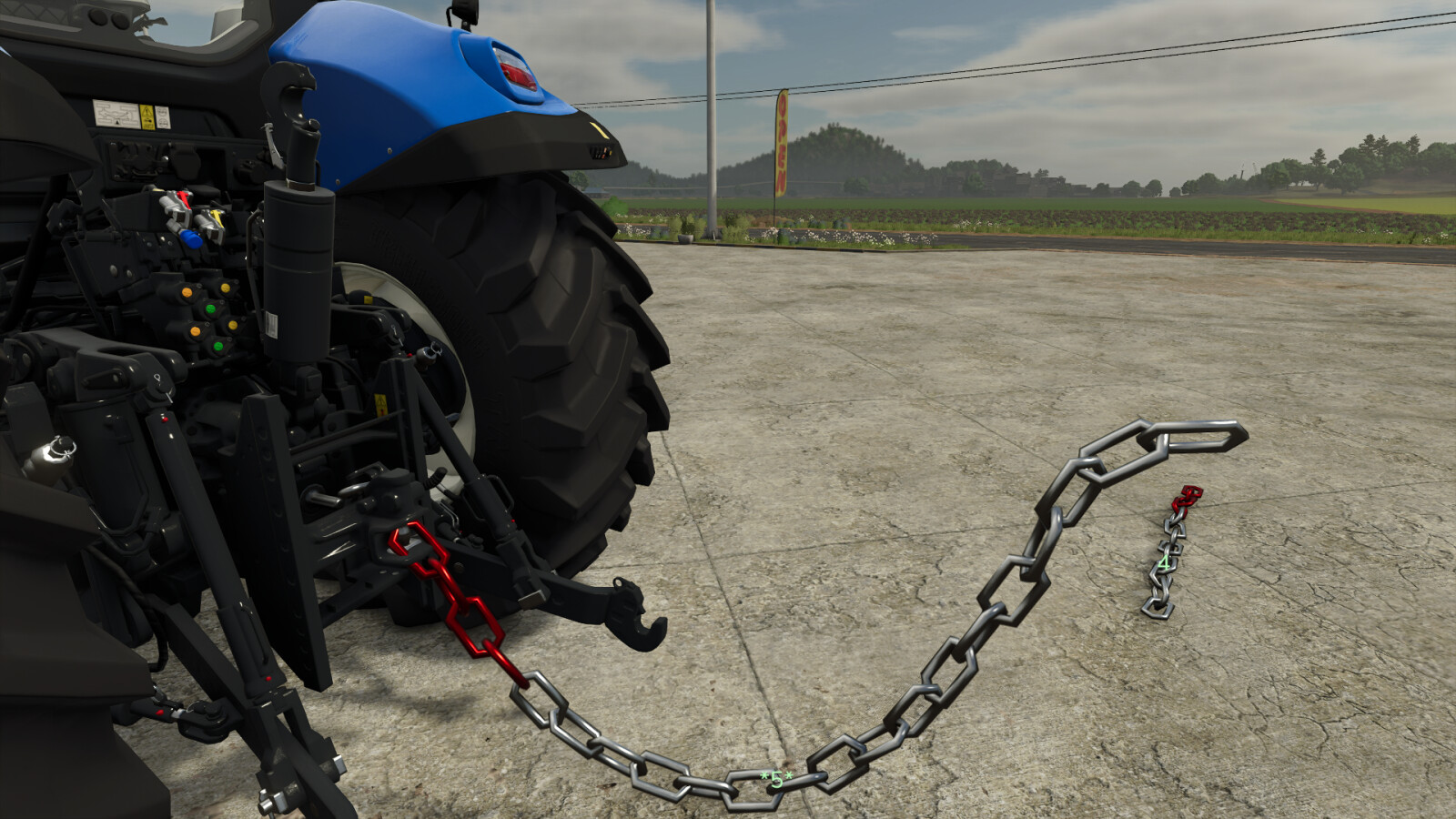 Towing Chain With Hook