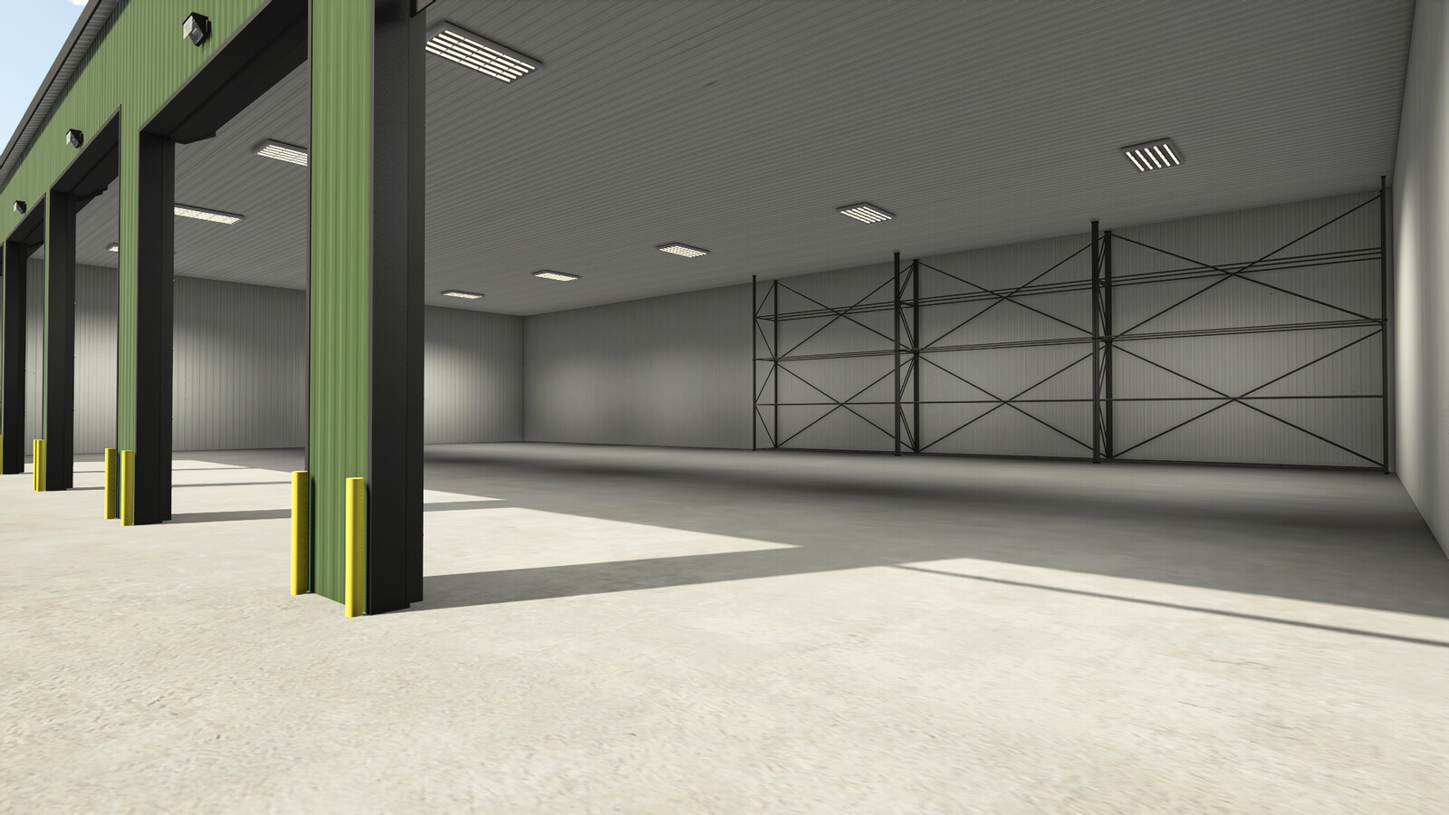 Garage With Solar Panels