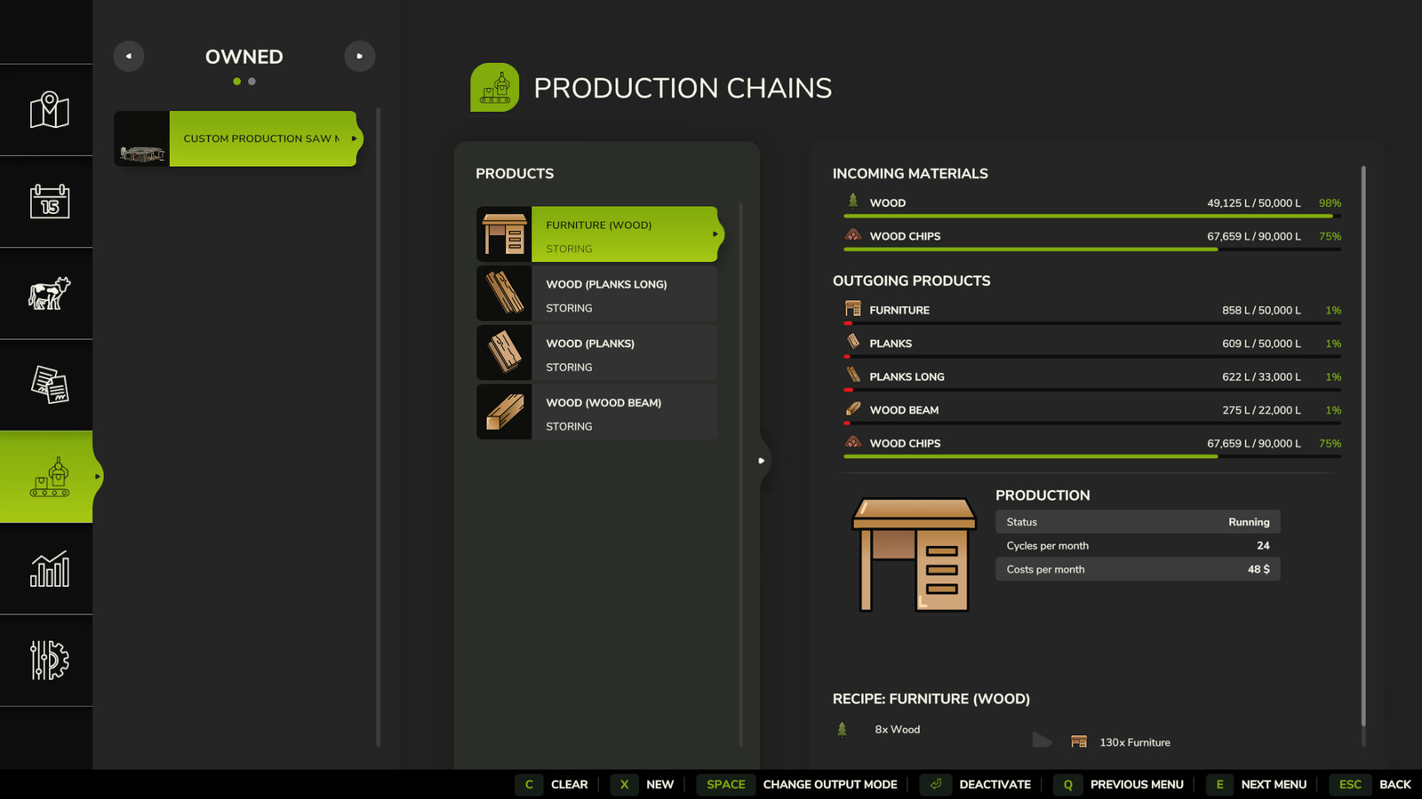 Custom Production Saw Mill