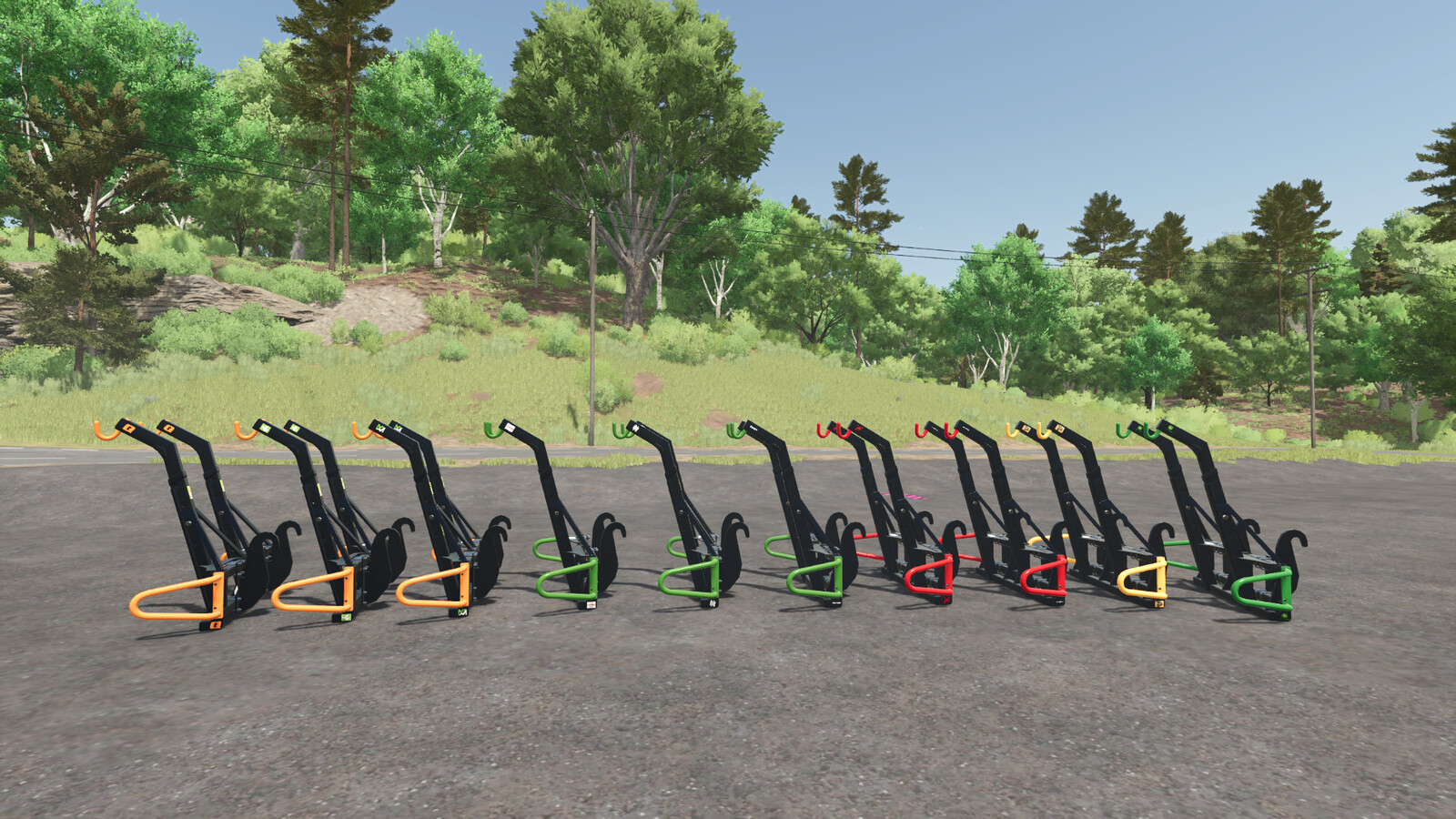 Double Big Bag Hook For Telescopic Lifter