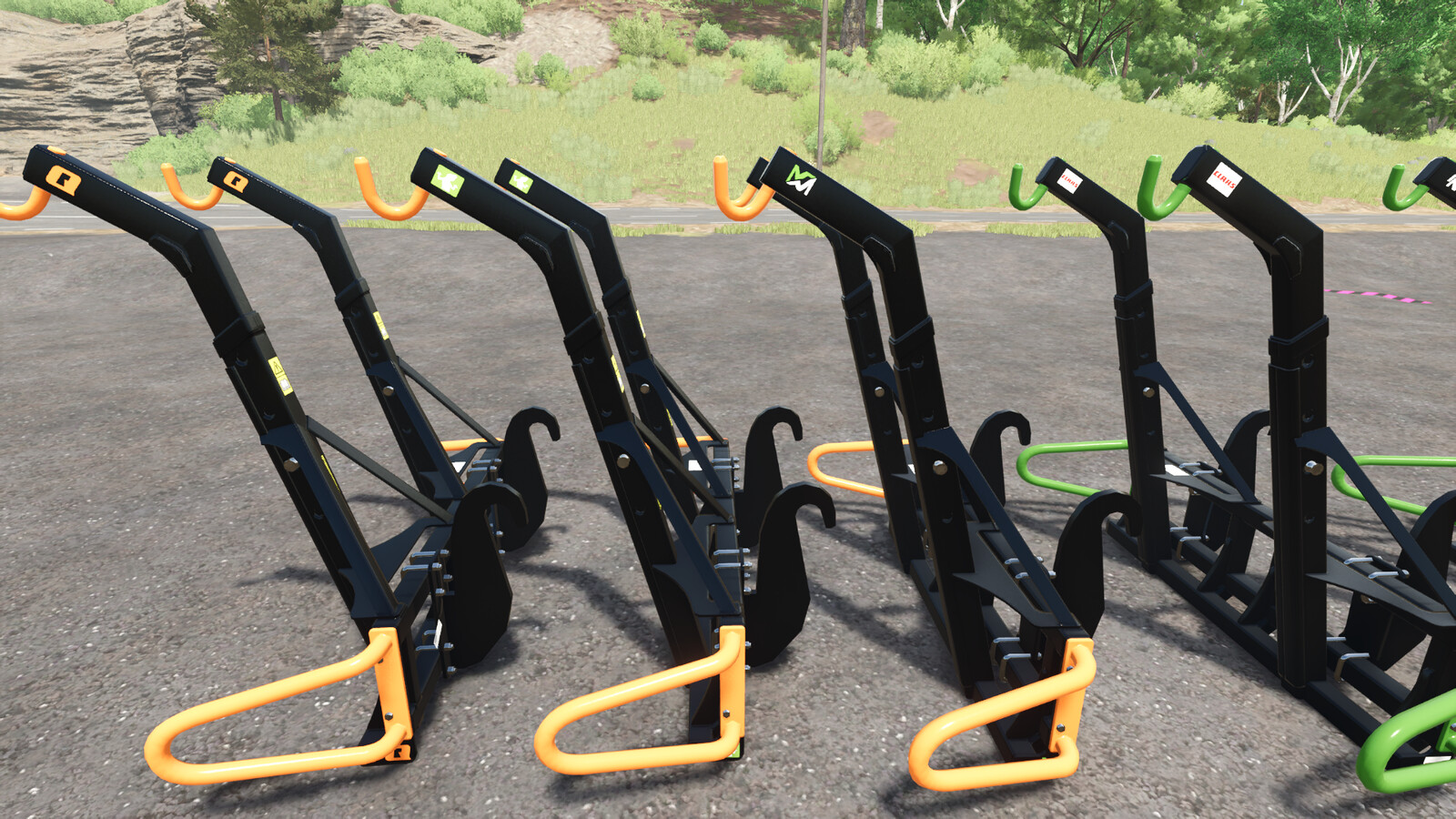 Double Big Bag Hook For Telescopic Lifter