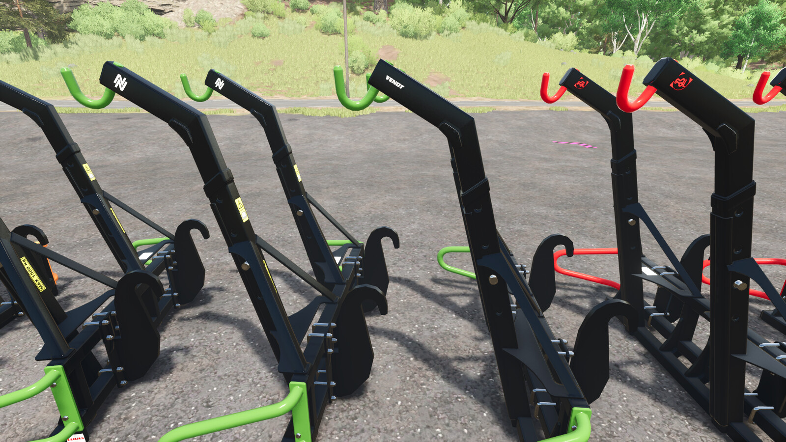 Double Big Bag Hook For Telescopic Lifter