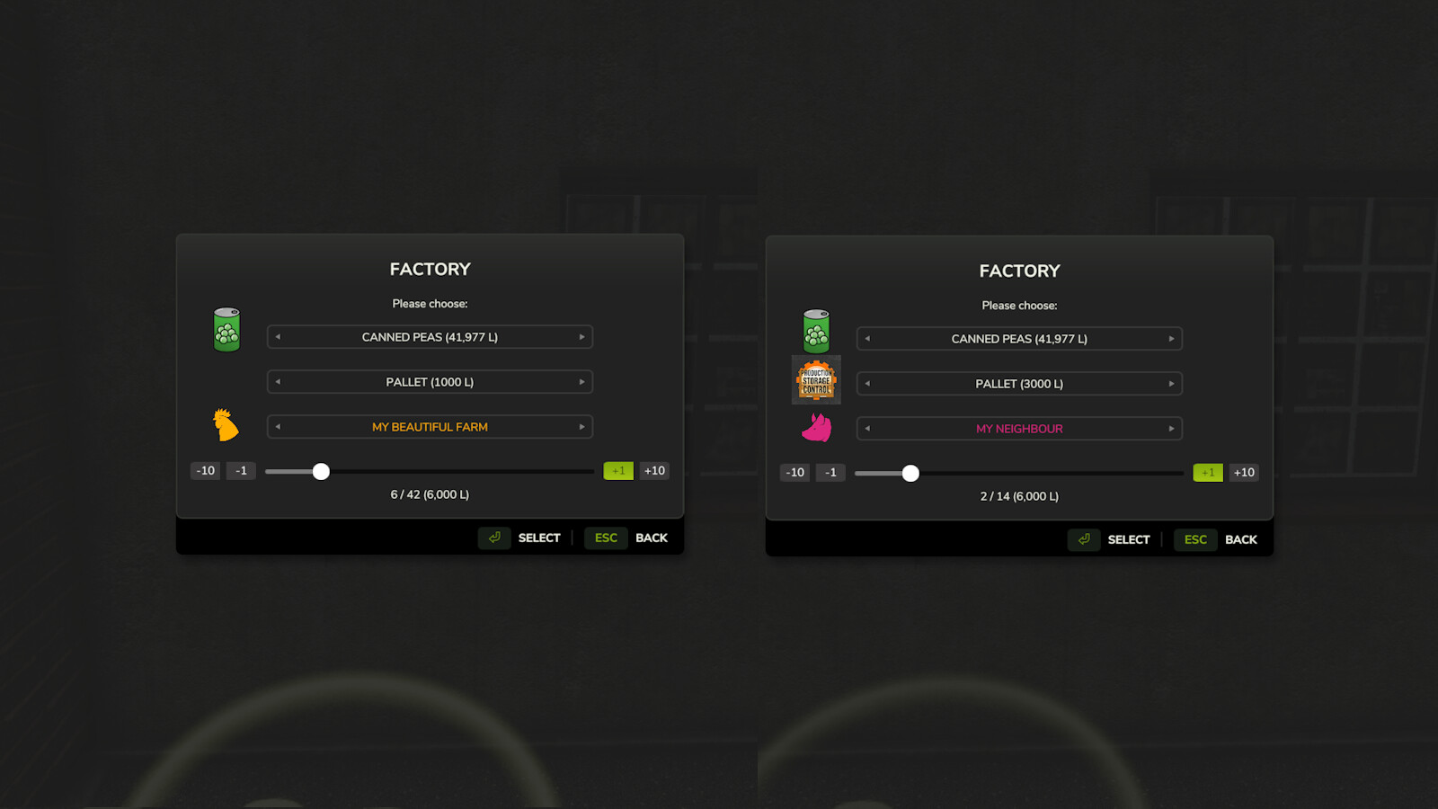 ProductionStorageControl