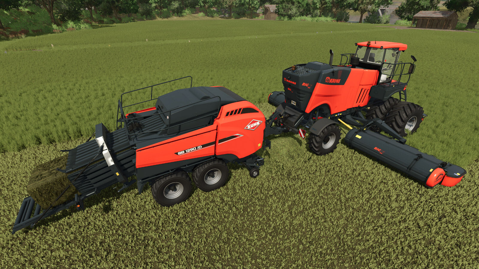 Mower And Wrapper With Hitch