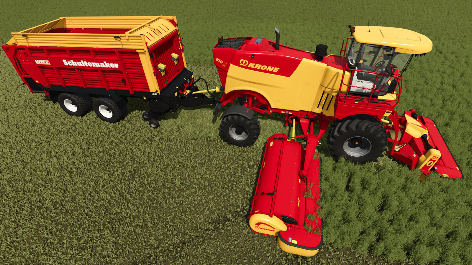 Mower And Wrapper With Hitch