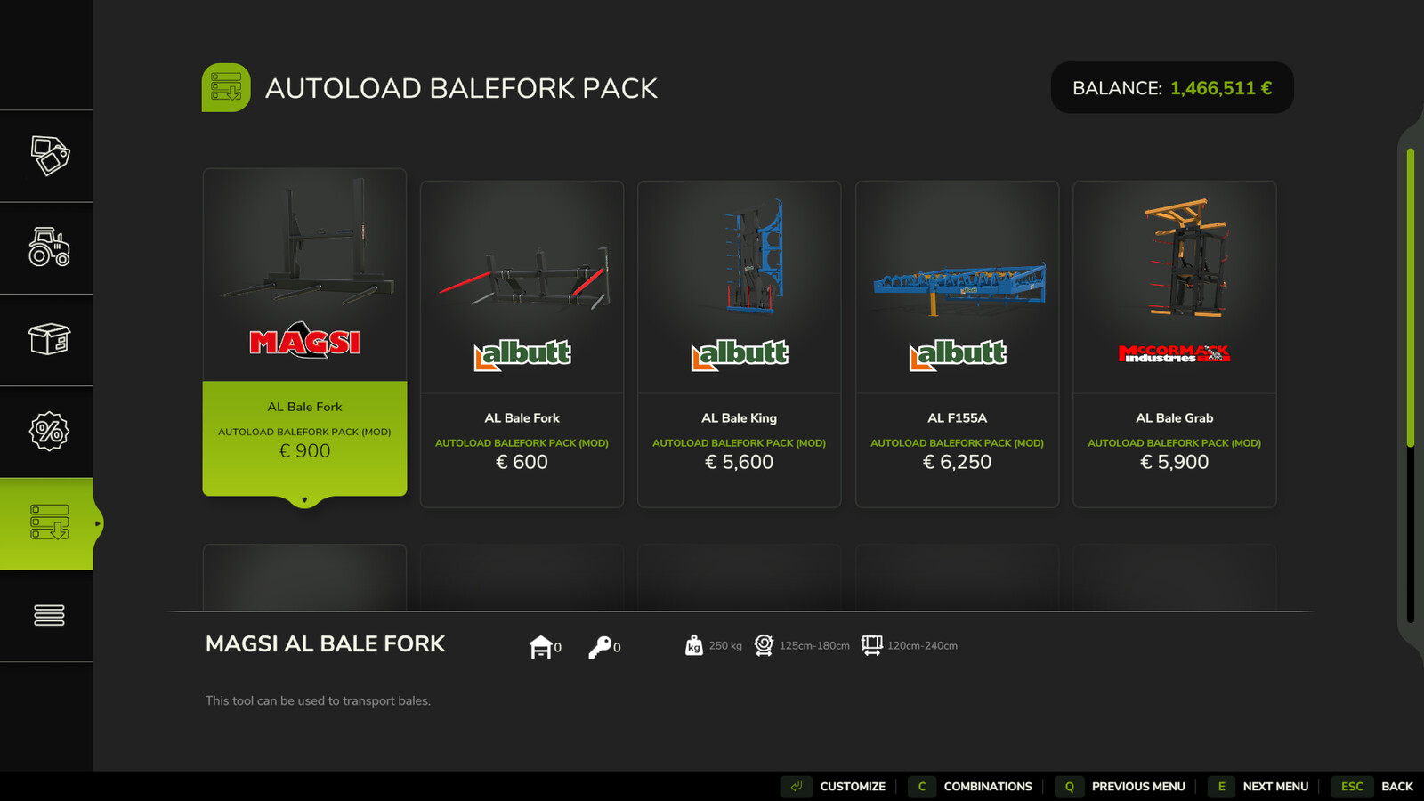 Autoload Balefork Pack