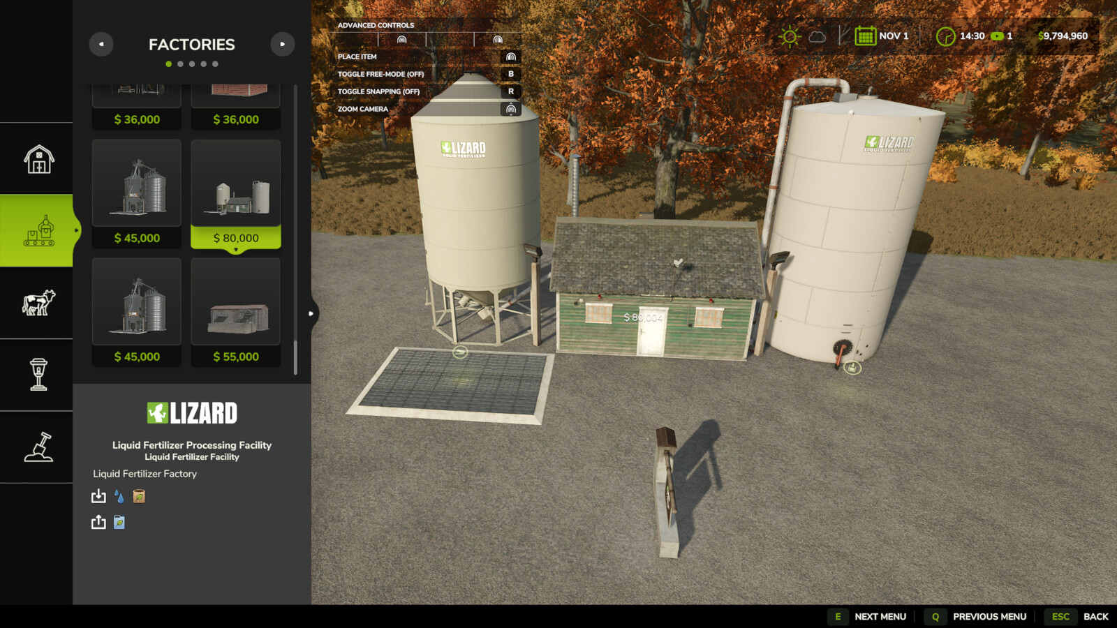 Liquid Fertilizer Facility