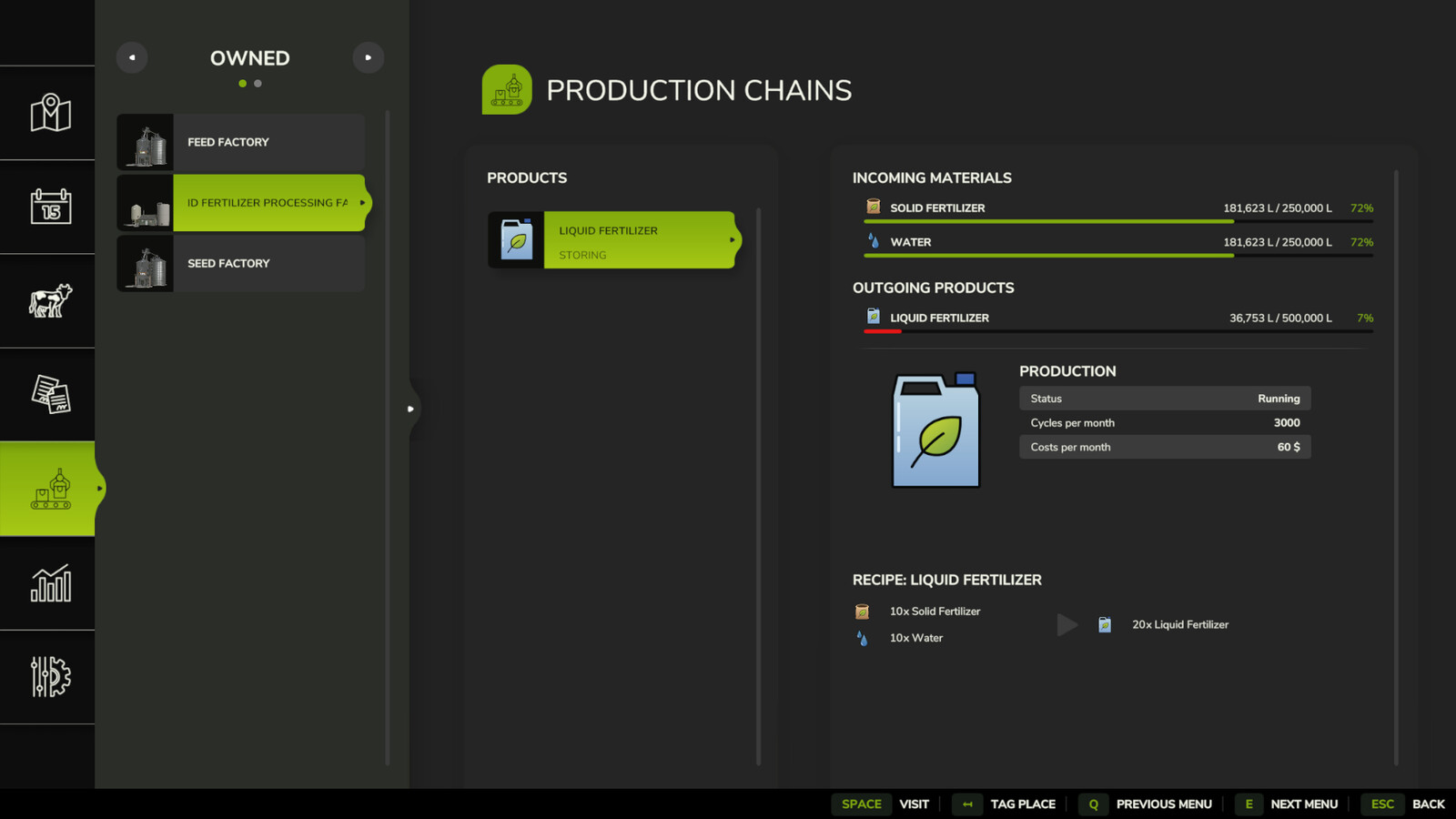 Liquid Fertilizer Facility