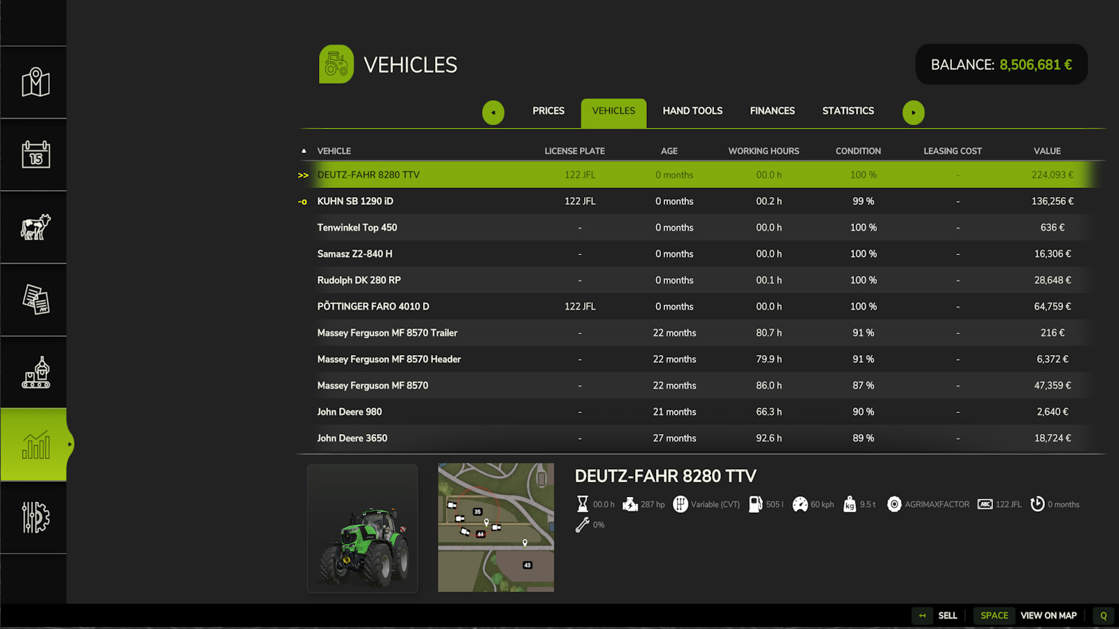 Vehicle Statistic Marker