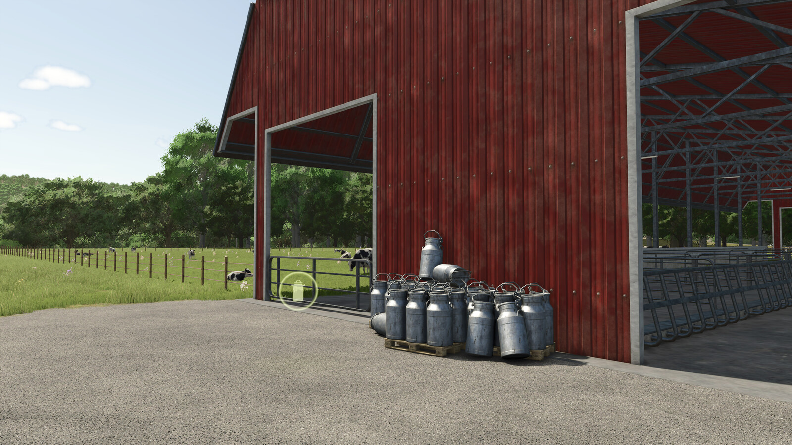 Pack With Modified Rearing Barns