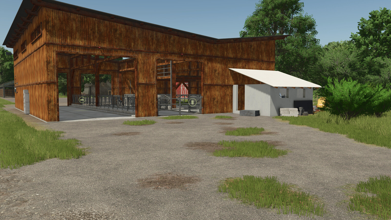 Pack With Modified Rearing Barns