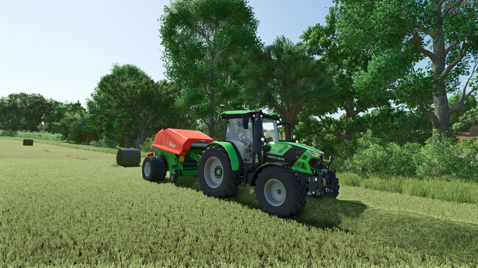 Orkel GP1260, New Holland Roll Baler 125 And Case IH RB 544