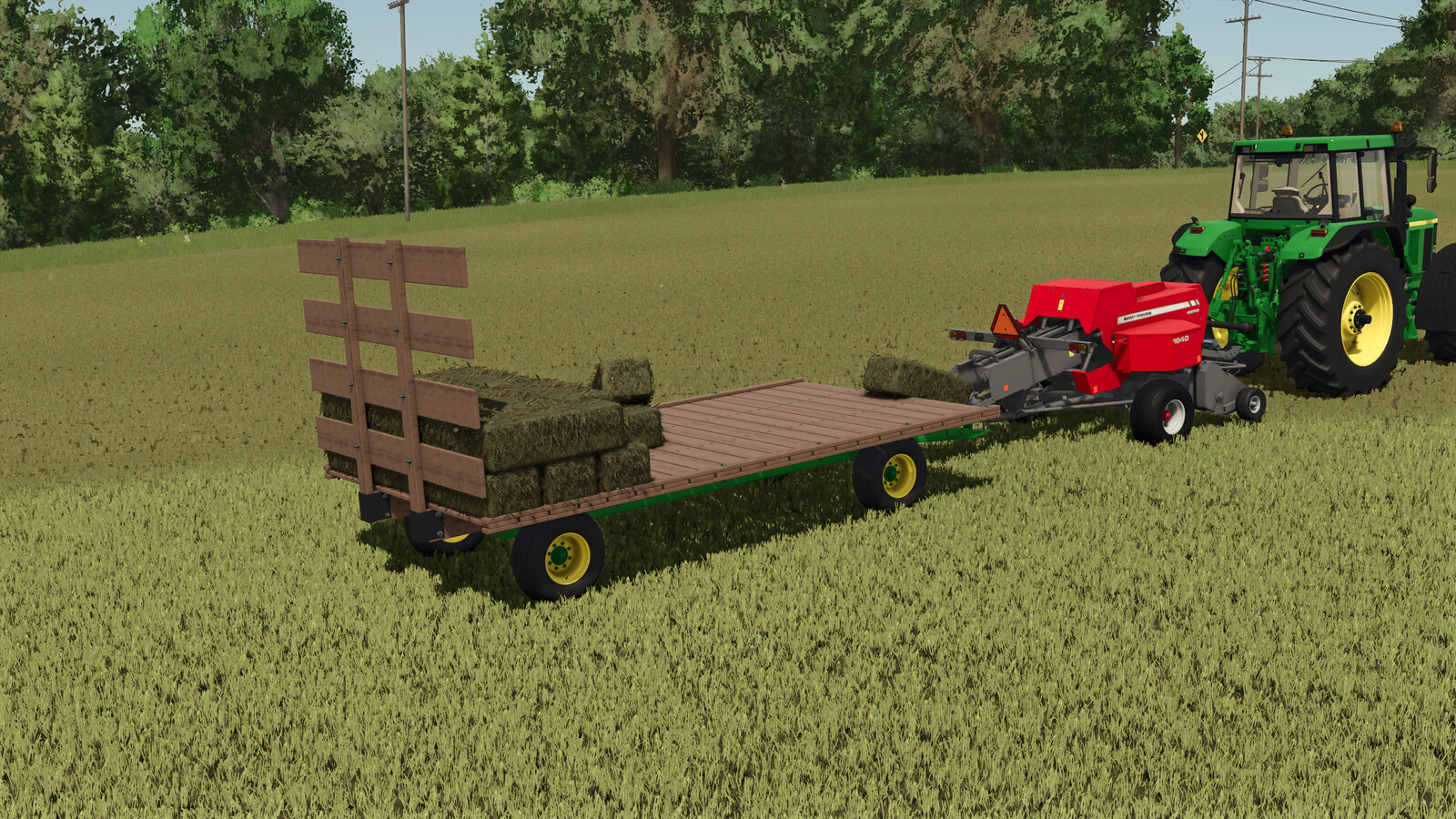 John Deere 1075 Hay Wagon