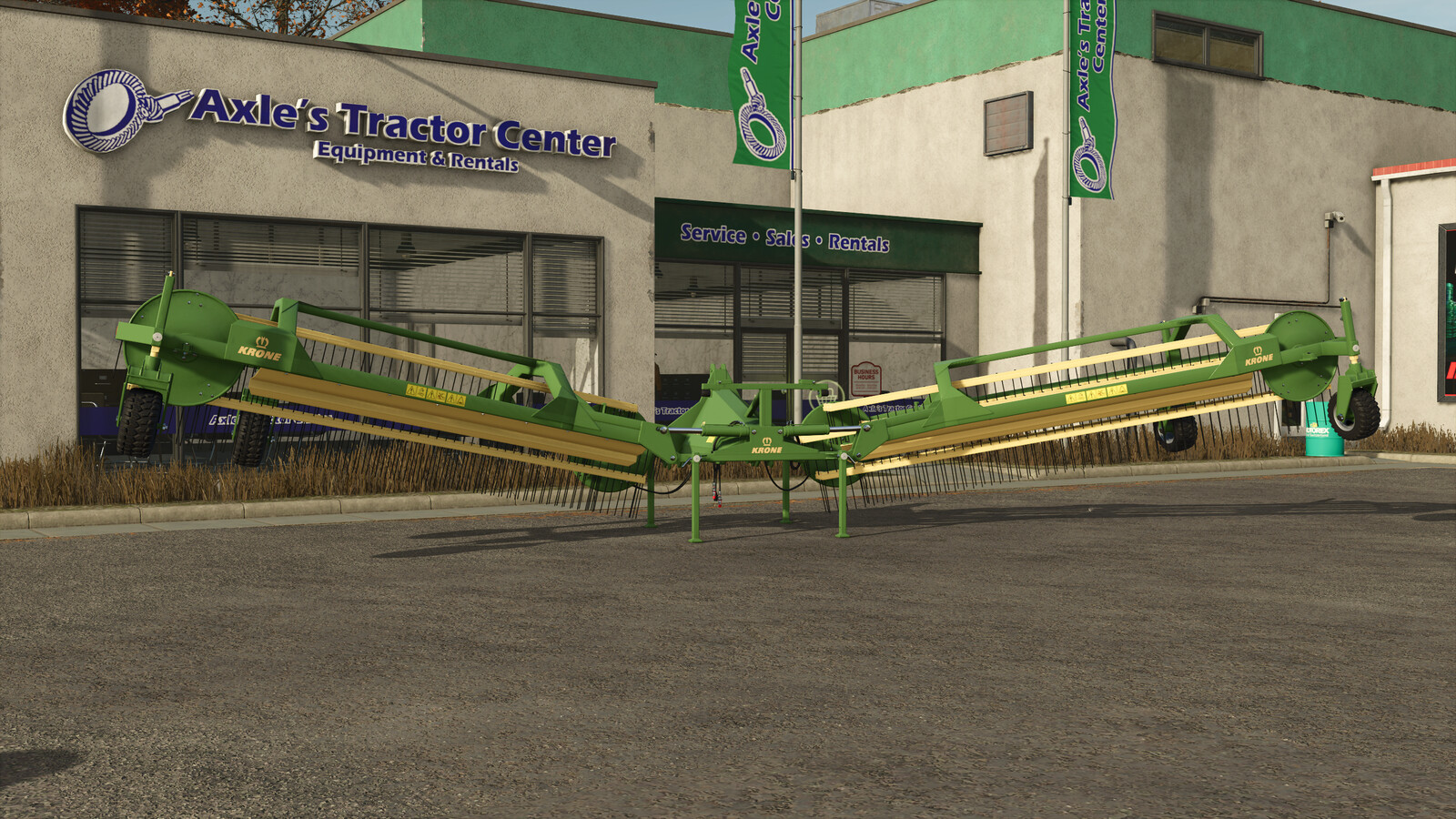 Krone Front Windrower