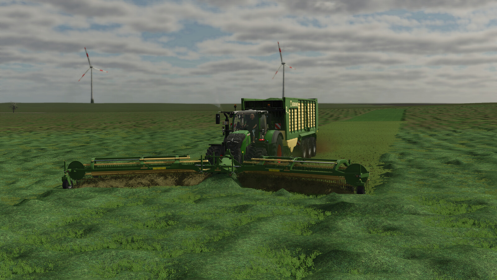 Krone Front Windrower