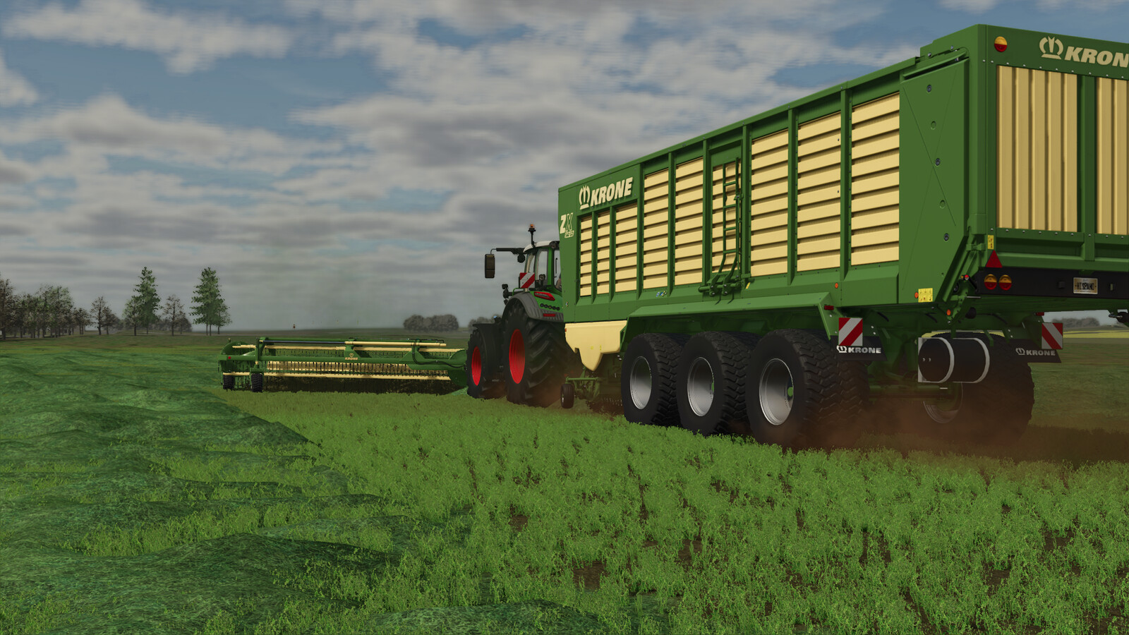 Krone Front Windrower