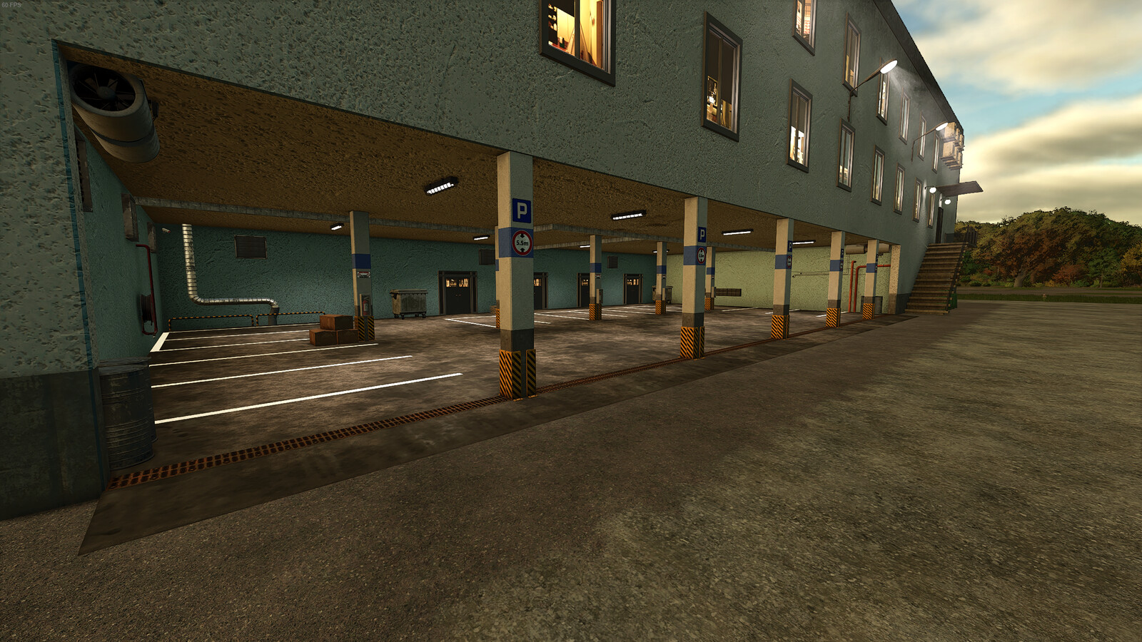 Large Decorative Building