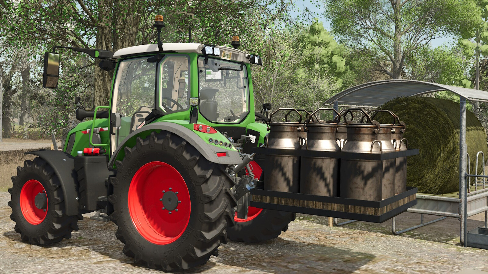 Milk/Water Transport On 3 Point Support Platform