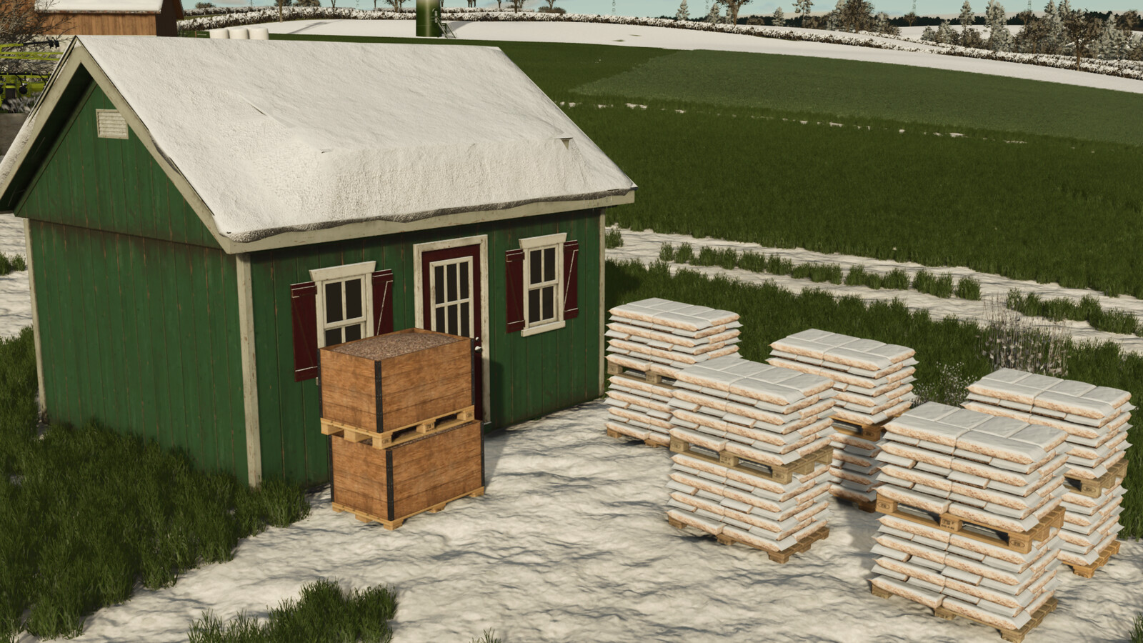 Refined Wood Chips, Sawdust Factory And Fuel Production Pack
