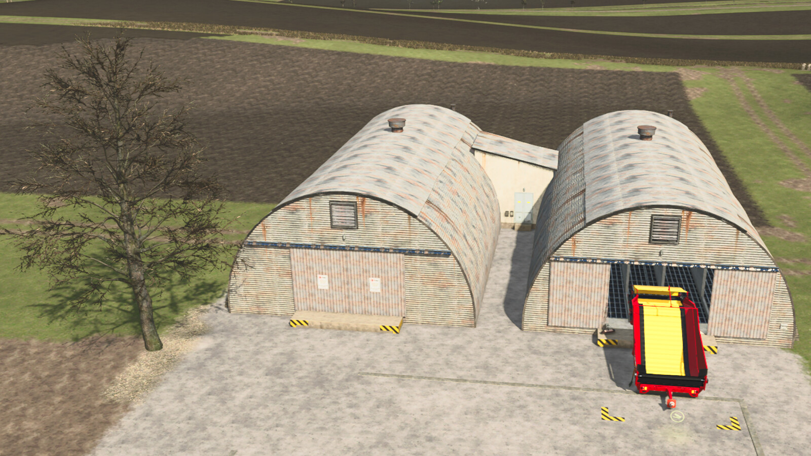 Reinforced Quonset Sheds For Rootcrops & Woodchips