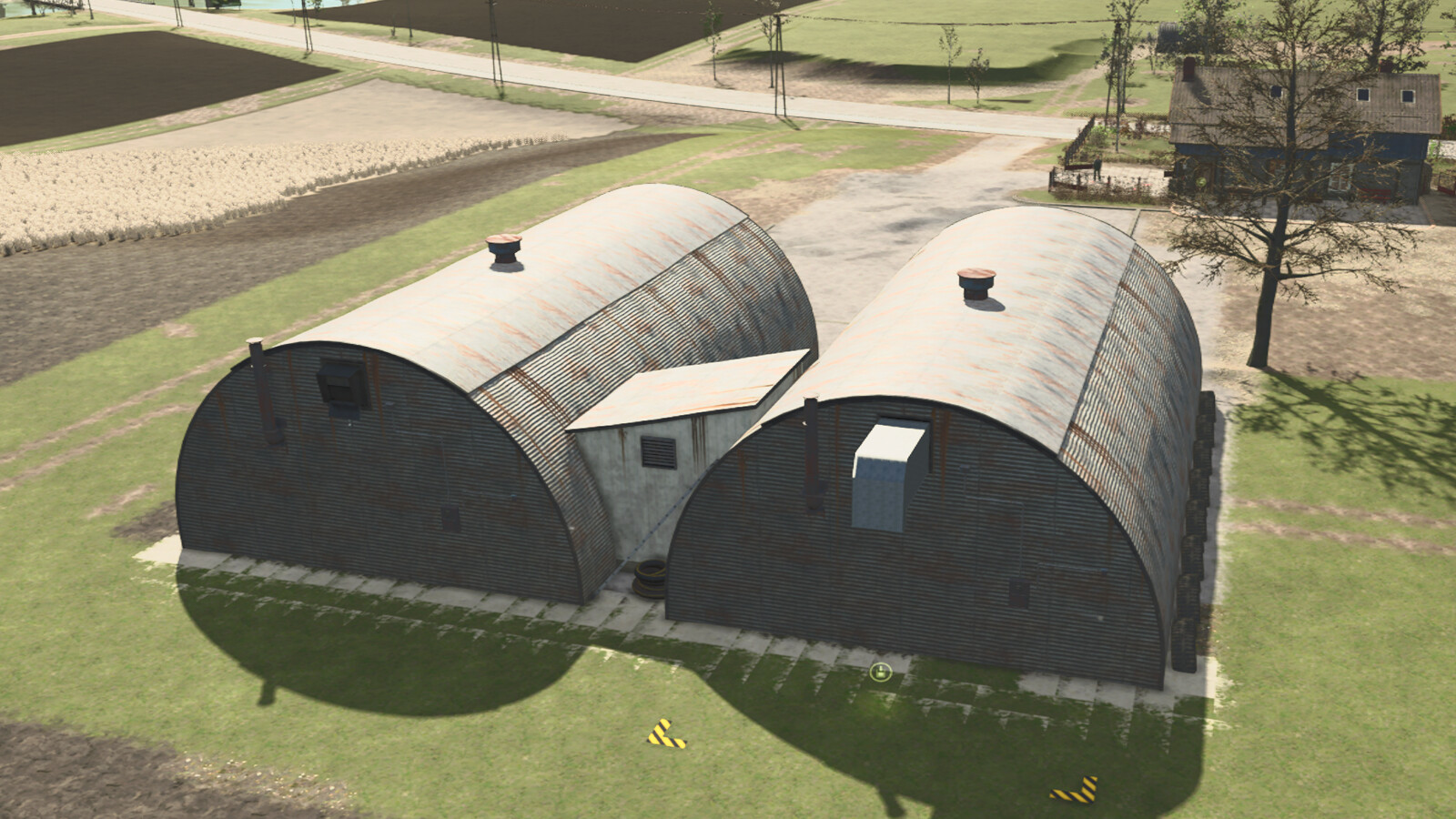 Reinforced Quonset Sheds For Rootcrops & Woodchips